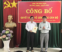 Bổ nhiệm Phó Giám đốc Đài PTTH Bình Thuận