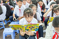 Hơn 600 học sinh tham gia Ngày hội đọc sách lưu động