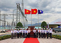 Trạm biến áp 220 kV Ninh Phước góp phần truyền tải điện Bình Thuận