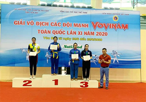 Binh Thuan bags 6 medals at 11th National Vovinam Top Teams Champs 2020