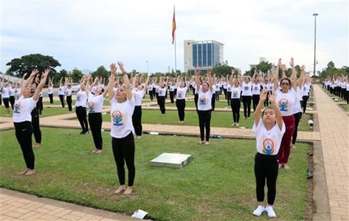 International Day of Yoga marked in Ninh Thuan, Thanh Hoa