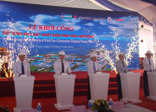Starting construction of Vinh Tan 4 Extension Thermal Power Plant