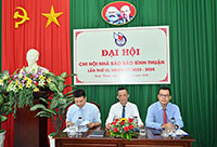 Đại hội Chi hội nhà báo Báo Bình Thuận nhiệm kỳ 2020- 2025