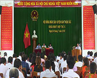 HĐND huyện Hàm Thuận Bắc tổ chức kỳ họp thứ 10