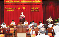 Hội nghị Ban Chấp hành Đảng bộ tỉnh lần thứ 43: Huy động nguồn lực hoàn thành các dự án lớn