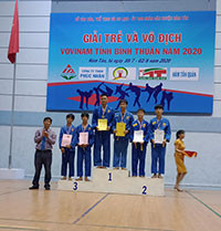 Khai mạc Giải trẻ và vô địch Vovinam tỉnh Bình Thuận năm 2020