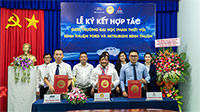 ĐH Phan Thiết ký kết thỏa thuận hợp tác với Công ty dịch vụ ô tô Bình Thuận