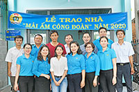 Trao nhà “Mái ấm Công đoàn” cho đoàn viên cơ sở Báo Bình Thuận