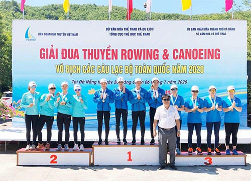 Binh Thuan earned 2 medals at National Rowing and Canoeing Clubs Championship 2020