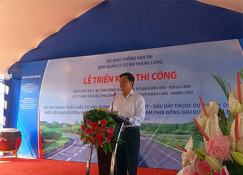 Two constructions of Phan Thiet-Dau Giay section of North-south expressway commenced
