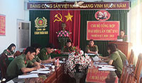 Công an Hàm Thuận Nam với phong trào thi đua Vì an ninh Tổ quốc