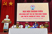 Khai mạc Ðại hội thành viên Liên minh Hợp tác xã tỉnh Bình Thuận lần thứ VI, nhiệm kỳ 2020 - 2025