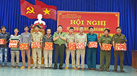 Lãnh đạo Công an tỉnh chỉ đạo công tác xây dựng phong trào Toàn dân bảo vệ an ninh Tổ quốc tại huyện Đức Linh