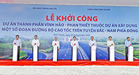 Khởi công xây dựng Dự án cao tốc Bắc - Nam đoạn Vĩnh Hảo - Phan Thiết