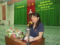 Đại biểu Quốc hội và HĐND tiếp xúc cử tri thị trấn Ma Lâm