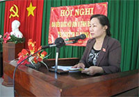 Đại biểu Quốc hội tiếp xúc cử tri xã Tân Xuân