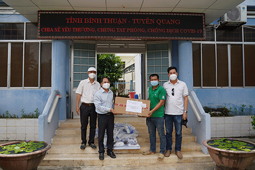 Tuyen Quang province offers funds, medical equipment to Binh Thuan in support of Covid-19 prevention