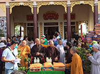 Ban Trị sự Phật giáo huyện Hàm Thuận Nam: Vận động trên 2 tỷ đồng ủng hộ đồng bào miền Trung
