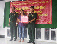 Hàm Thuận Nam: Bàn giao căn nhà “Nghĩa tình đồng đội”