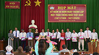 Hàm Thuận Bắc: Họp mặt kỷ niệm 90 năm Ngày thành lập Mặt trận Dân tộc thống nhất Việt Nam