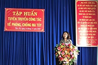 Tập huấn tuyên truyền công tác phòng chống ma túy