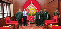 Thường trực Tỉnh ủy Bình Thuận chúc mừng Bộ Tư lệnh Quân khu 7 nhân kỷ niệm 75 năm ngày truyền thống