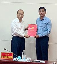 Ban Bí thư chuẩn y Phó Bí thư Tỉnh ủy Bình Thuận