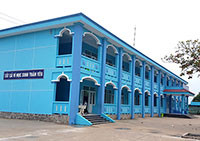 Ngôi trường mới ở vùng xa Thuận Hòa