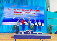 Bình Thuận giành 7 huy chương tại Giải vô địch các đội mạnh Vovinam toàn quốc lần thứ XII - 2021