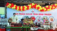 Sản phẩm OCOP Bình Thuận giới thiệu ở An Giang