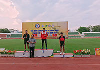 Bình Thuận giành được 5 huy chương tại giải Điền kinh Cúp tốc độ Thống nhất