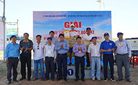 Giải 3 môn phối hợp bơi, chạy, trượt đồi cát: Sở VHTT&DL Bình Thuận nhất toàn đoàn
