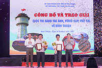 Trao giải cuộc thi sáng tác ảnh, video clip và viết bài về Bình Thuận