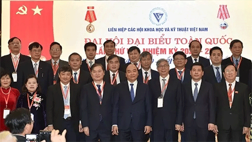 PM attends national congress of Vietnam Union of Science and Technology Associations