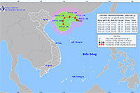 Cảnh báo gió mạnh trên biển Bình Thuận