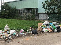 Bãi rác gây ô nhiễm môi trường tại thôn Tiến Hưng