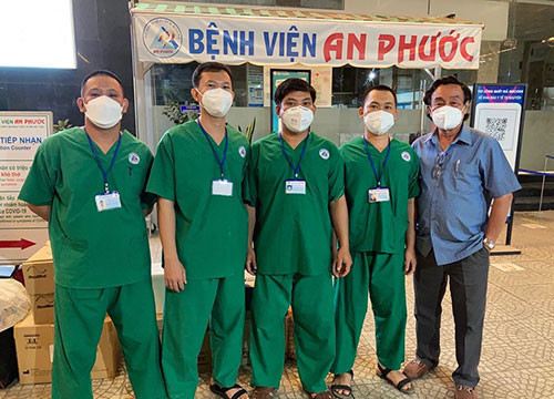 An Phuoc Hospital sends 4 doctors, nurses to Phu Quy island to strengthen Covid-19 fighting