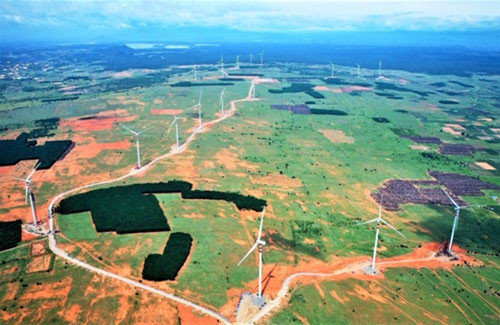 Various wind power projects put into commercial operation