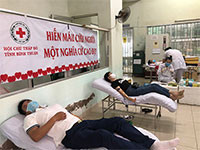 Tiếp nhận 117 đơn vị máu trong đợt hiến máu nhân đạo