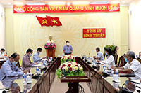 Phó Bí thư Thường trực Tỉnh ủy Nguyễn Hoài Anh: Đẩy mạnh hỗ trợ nông dân sản xuất, tiêu thụ sản phẩm