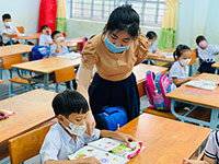 Hàm Tân: Ghi nhận tuần đầu học sinh trở lại trường