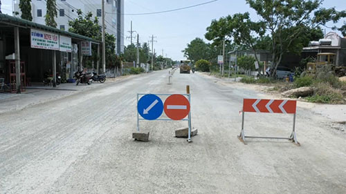 La Gi: Nâng cấp tuyến đường Nguyễn Du, xã Tân Phước