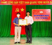 Khu phố 7, thị trấn Võ Xu: Tổ chức ngày hội  “Đại đoàn kết toàn dân tộc”