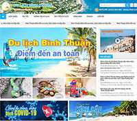 Trải nghiệm giao diện mới của website du lịch Bình Thuận