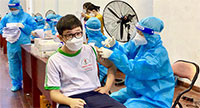 Thị xã La Gi, Bắc Bình tiến hành tiêm vắc xin phòng Covid-19 cho trẻ