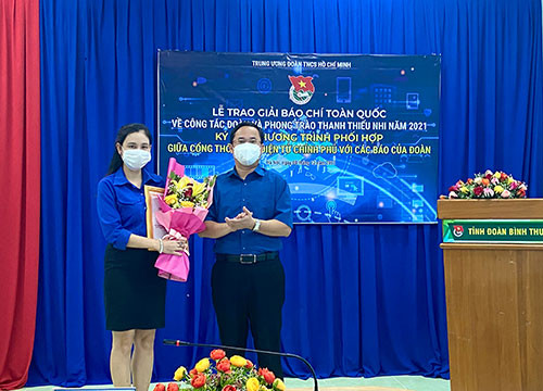 Bình Thuận lần đầu tiên đạt giải thưởng Giải báo chí toàn quốc về công tác Đoàn và phong trào thanh thiếu nhi