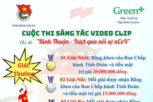 Tỉnh đoàn phát động Cuộc thi sáng tác video clip ﻿﻿“Bình Thuận - Vượt qua nỗi sợ Covid - 19”