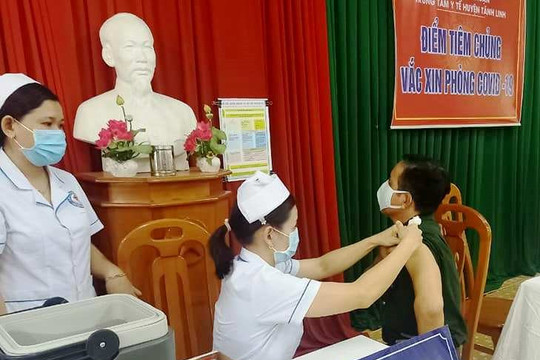 Tánh Linh đẩy mạnh tiêm vắc xin phòng Covid-19 cho người dân