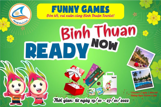Mời tham gia “Funny game” Bình Thuận sẵn sàng đón tết