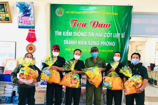 Hội Cựu Thanh niên xung phong Bình Thuận: Trao 170 phần quà tết cho hội viên nghèo